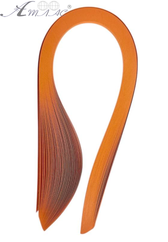 Папір для Квілінгу Помаранчевий Яскравий інтенсив 5мм 50смуг 42см 00933