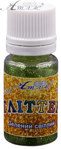Блестки (Глиттер) Атлас 7 гр - Зеленый светлый AS-2053, А-924 фото 2
