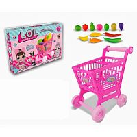Іграшка Пластикова Візок із супермаркета з овочами, маленький  ТМ851