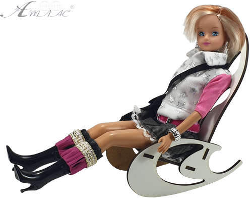 Меблі для ляльок ростом 30 см - Крісло-Качалка з МДФ AS-6022, М-2094 фото 2 Меблі для ляльок ростом 30 см - Крісло-Качалка з МДФ AS-6022, М-2094 фото 2