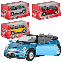 Машинка Kinsmart Mini Cooper S Convertible кабріо  KT5089W