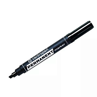 Маркер перманентный Centropen клиновидный черный  8576/01