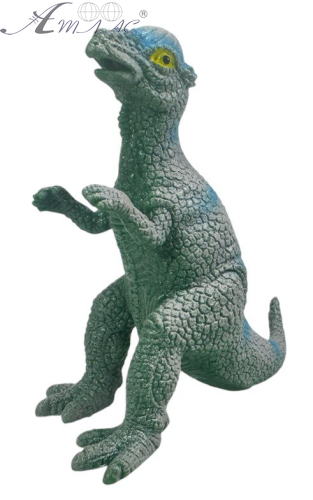 Іграшка силіконова антистрес, Динозавр сірий у шапочці 10см  06737