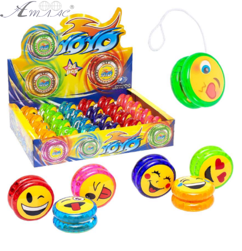 Іграшка Йо-йо світиться Смайл в асортименті 5 см  2388