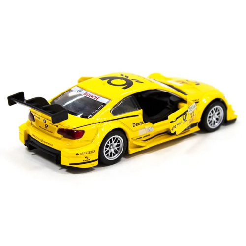 Машинка Techno Drive BMW M3 DTM желтая  250257 фото 2