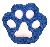 Іграшка м'яка подушка відбиток лапки Синя 30 х 25 х 15 см  00976