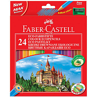 Олівці кольорові Faber-Castell 24 кольорів + точилка 120124LE