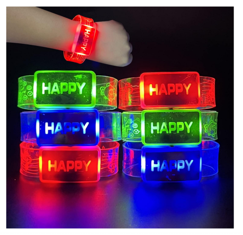Игрушка Браслет Happy светящийся микс цветов  13536 фото 2