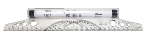 Рейсшина роликовая 300 мм пластиковая  04524