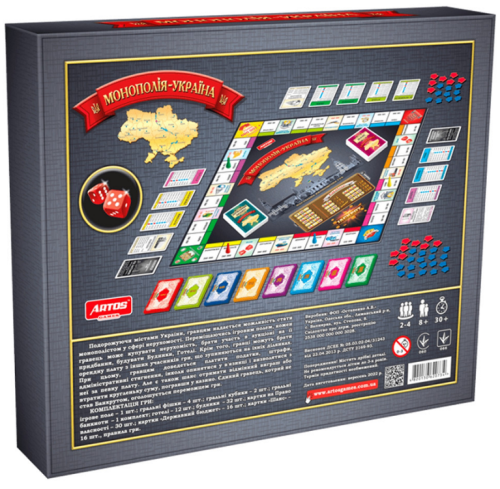 Игра Настольная Монополия - Украина в коробке  62073 фото 2