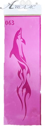 Трафарет для декора мягкий, самоклеящийся № 063 ТМ-063 Трафарет для декора мягкий, самоклеящийся № 063 ТМ-063