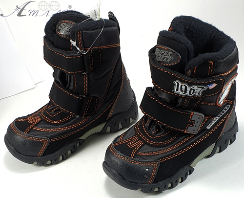 Черевики високі SG спортивні, чорні р.23 А9063, до -20 градусів