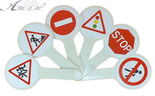 Веер с картинками - Дорожные знаки AS-0015, К-5381 фото 2