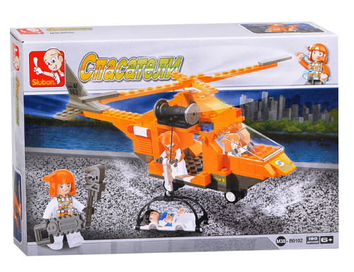 Игрушка Конструктор Sluban Спасатели 160 деталей  М38-В0102