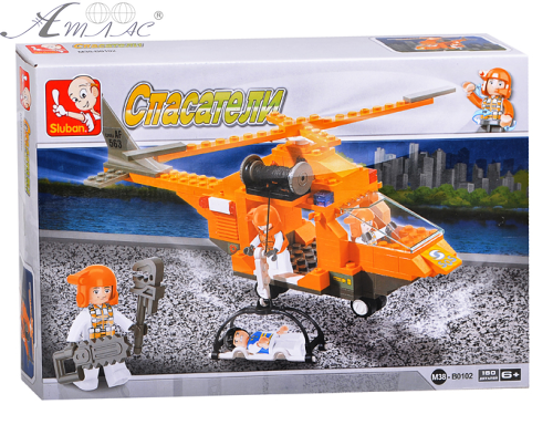 Іграшка Конструктор Sluban Рятувальники 160 деталей  М38-В0102