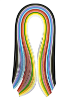 Папір для Квілінгу мікс № 1 5мм 130смуг 42см  03429