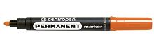 Маркер перманент Centropen 8566 круглый Оранжевый 8566/06