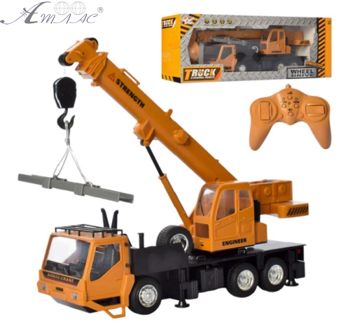 Іграшка Радіокерований Машина Кран будівельний акумулятор 32 см 3822 Іграшка Радіокерований Машина Кран будівельний акумулятор 32 см 3822