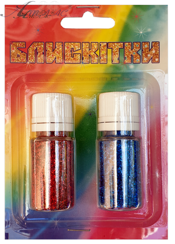 Блестки (Глиттер) Набор № 27 - 7 гр ( 2 шт ) - Синий Гол + Красный Гол AS-2227, А-997 Блестки (Глиттер) Набор № 27 - 7 гр ( 2 шт ) - Синий Гол + Красный Гол AS-2227, А-997