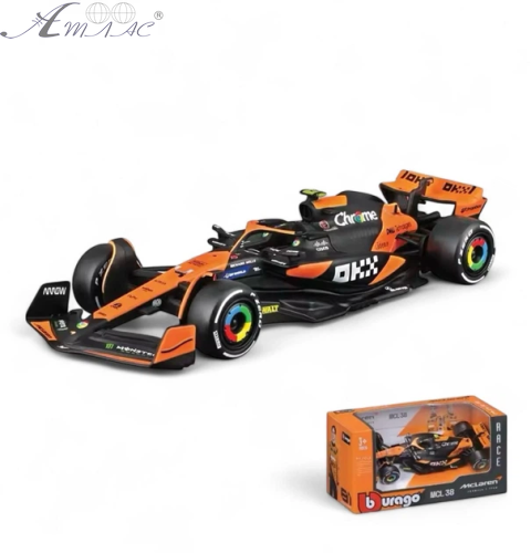 Машинка Bburago F1 McLaren MCL38 гоночний болід 13см  18-38214 фото 2