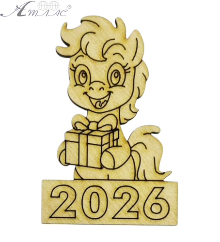 Фігурка Коник №  9 з подарунком 7 х 4,5 см  AS-4379