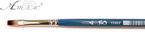 Пензлик синтетика Плоский № 4 художня Пензлик синтетика Плоский № 4 художня