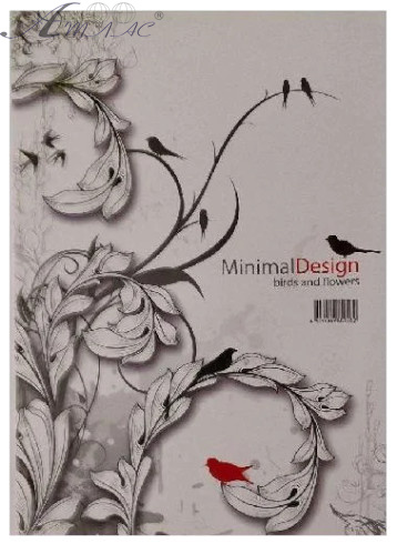 Блокнот-спираль-cверху А5 50 л # офсетный, Minimal 102020/1 