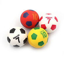 Іграшка М'яч стрибунець 5см гумовий футбольний мікс кольорів  562-5,0