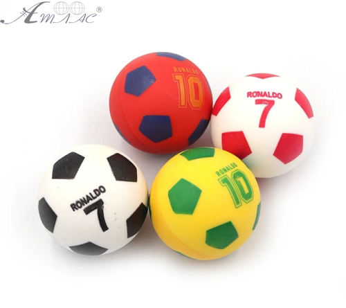 Іграшка М'яч стрибунець 5см гумовий футбольний мікс кольорів  562-5,0