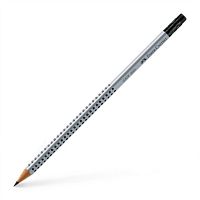 Олівець графітний Faber Castell Grip2001 НB з ластиком трьохгранний 1172000