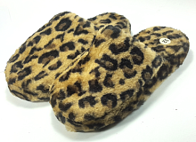 Капці домашні шльопки р.32-33 хутро, плямисті 069-3