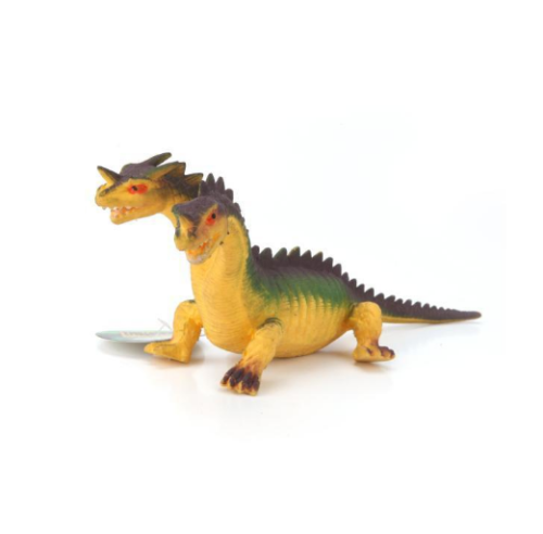 Игрушка Силиконовая тянучка Дракон большой Двухголовый 24см  10692