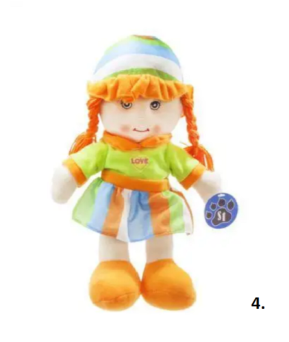 Игрушка Мягкая Кукла, Микс 35 см в пакете   1422 фото 4