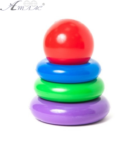 Игрушка Пирамида пластиковая 11 х 13 см Орион 573в5 Игрушка Пирамида пластиковая 11 х 13 см Орион 573в5