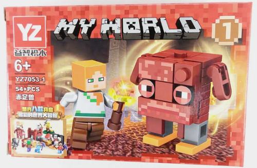 Игрушка Конструктор My world ДИД 1 54 детали YZ7053-1 Игрушка Конструктор My world ДИД 1 54 детали YZ7053-1