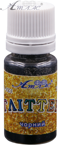 Блискітки (Гліттер) Атлас 7 гр - Чорний AS-2057, А-923 фото 2 Блискітки (Гліттер) Атлас 7 гр - Чорний AS-2057, А-923 фото 2