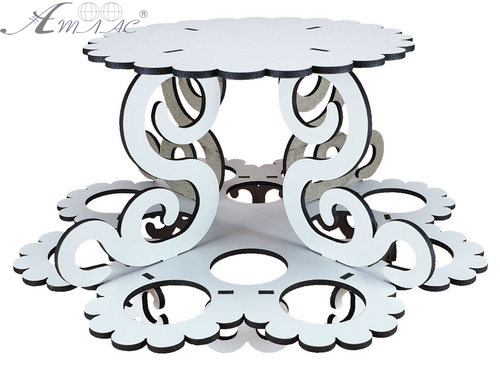 Сувенир "Пасхальная подставка с завитками" для паски и 12 яиц 23.5 х 13 см AS-6220 фото 2