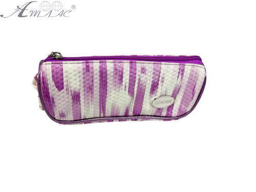 Пенал шкільний Leader косметичка 1 відділення шкірозамінник  HS-9830