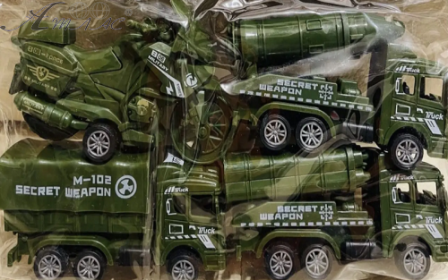 Іграшка Набір військової техніки 3 машини та мотоцикл  BQ600-4 фото 2