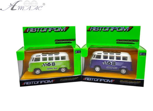 Автобус Автопром Volkswagen Т1 металл инерционная 8см 7828 фото 2 Автобус Автопром Volkswagen Т1 металл инерционная 8см 7828 фото 2
