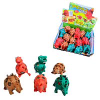 Игрушка силиконовая антистресс Динозавр с орбизами 9см  6080-7