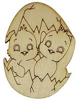 Сувенир "Цыплята в яйце" 7 см AS-4507, В-0292