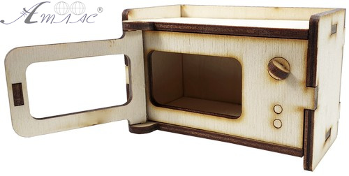 Мебель для кукол типа Барби - Микроволновая печь 10 х 6.5 х 7 см AS-4016, F-0204 фото 2 Мебель для кукол типа Барби - Микроволновая печь 10 х 6.5 х 7 см AS-4016, F-0204 фото 2