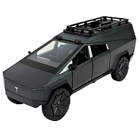 Машинка Автопром Tesla Cybertruck Черная 25см  AP7727