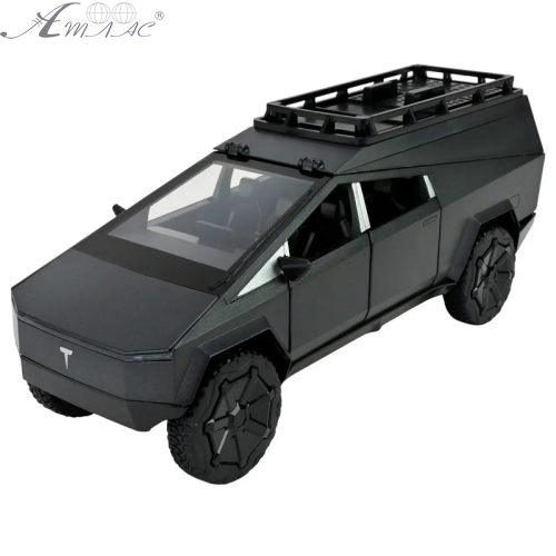Машинка Автопром Tesla Cybertruck Чорна 25см  AP7727