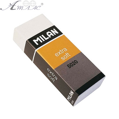 Резинка-Ластик Milan оригинал, белая в чехле EXTRA SOFT 5020 Резинка-Ластик Milan оригинал, белая в чехле EXTRA SOFT 5020
