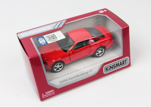 Машинка Kinsmart Ford Mustang GT спорт 2006 год с полосами  KT5091WF фото 2