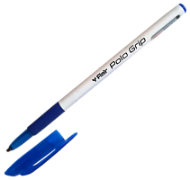 Ручка кулькова Flair Polo Grip синя з гумовим грипом 09290
