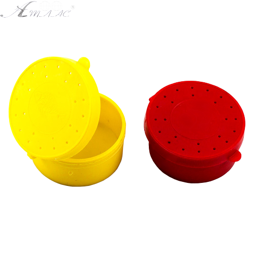 Баночка рыбацкая для мотыля, с дырочками AS-0208