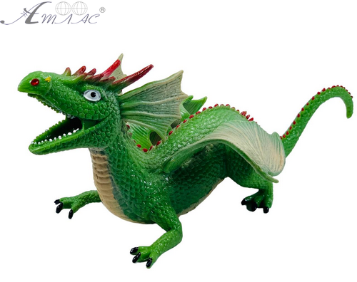 Игрушка Силиконовая тянучка Дракон большой Зеленый светлый 22см 03456 фото 2 Игрушка Силиконовая тянучка Дракон большой Зеленый светлый 22см 03456 фото 2